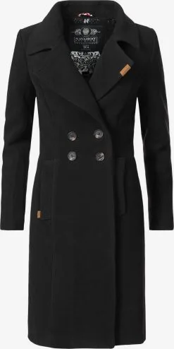 Navahoo Manteaux Dhiver Manteau D’hiver Wooly Femme Noir