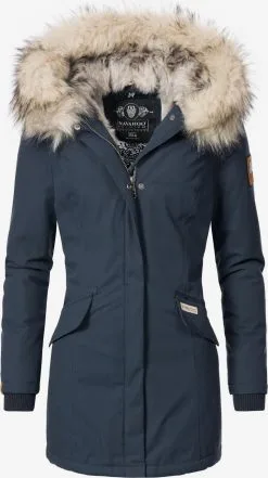 Navahoo Parkas Parka D’hiver Cristal Femme Bleu Foncé