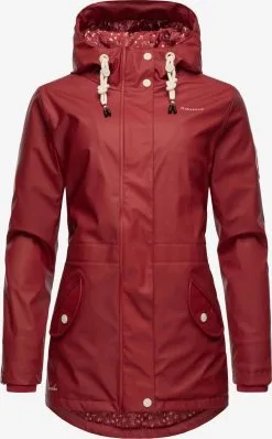 Navahoo Vestes De Mi-saison Veste Mi-saison Ocean Heart Femme Rouge Foncé