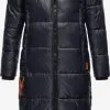 Navahoo Manteaux Dhiver Manteau D’hiver Schmuseengel Femme Bleu Marine
