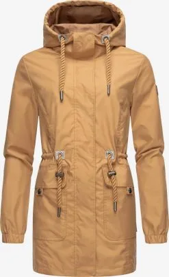 Navahoo Parkas Parka Mi-saison Neophee Femme Noisette