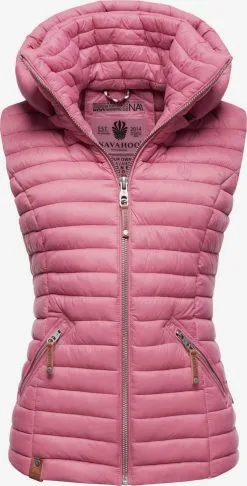 Navahoo Vestes Sans Manches Gilet Shadaa Femme Rose Ancienne