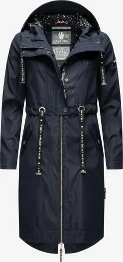 Navahoo Parkas Parka Mi-saison Josinaa Femme Bleu Foncé
