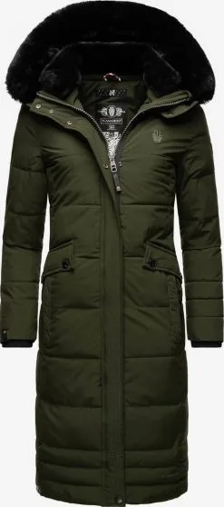 Navahoo Manteaux Dhiver Manteau D’hiver Fahmiyaa Femme Olive