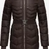 Navahoo Manteaux Dhiver Manteau D’hiver Alpenveilchen Femme Chocolat