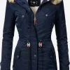 Navahoo Parkas Parka D’hiver La Viva Femme Bleu Foncé