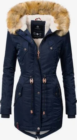 Navahoo Parkas Parka D’hiver La Viva Femme Bleu Foncé