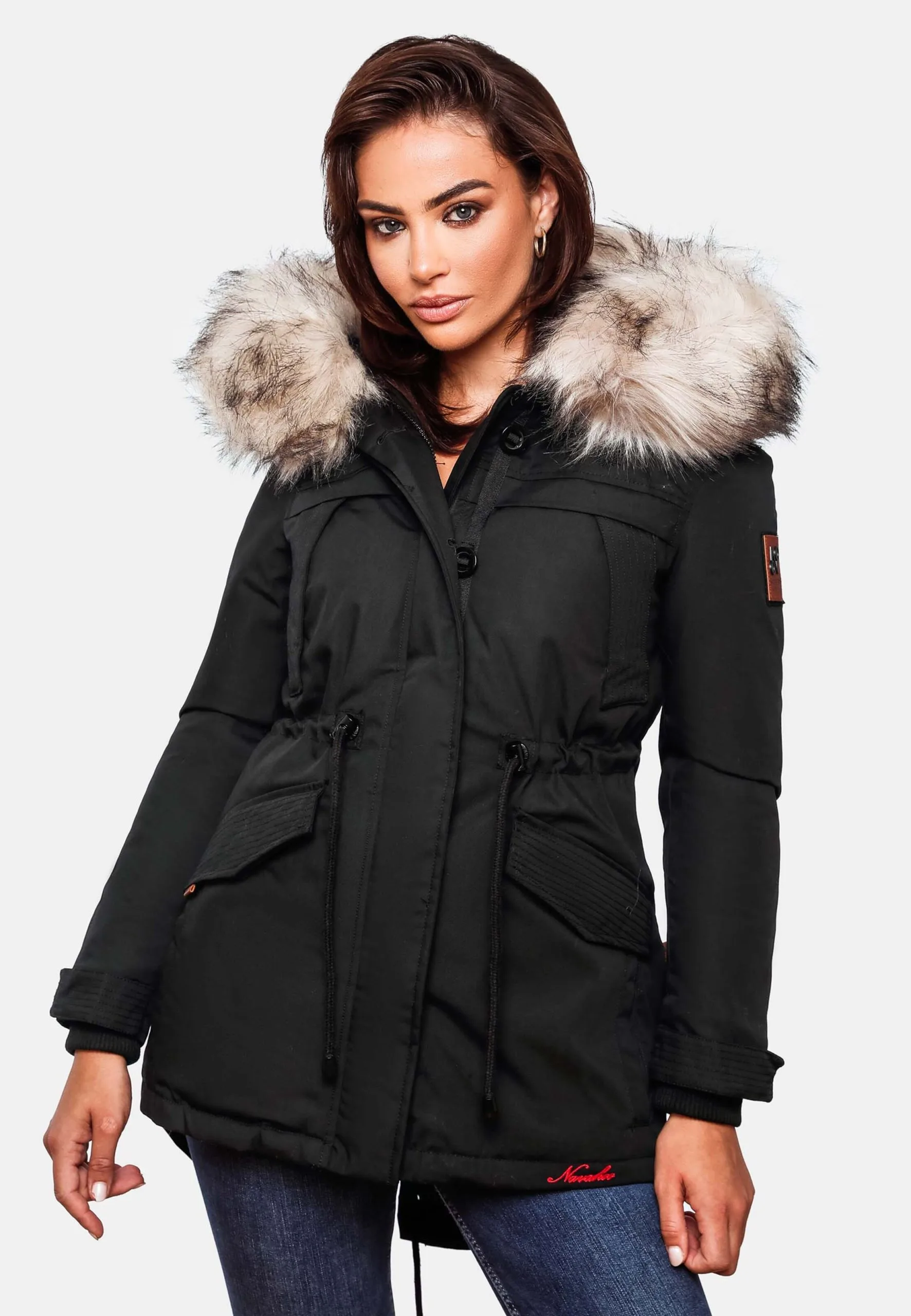 Navahoo Parkas Parka D’hiver Femme Noir – Image 5