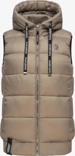 Navahoo Vestes Sans Manches Gilet Kassidy Femme Marron