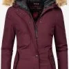 Navahoo Vestes Dhiver Veste D’hiver Laura Femme Bourgogne