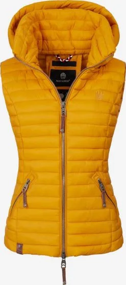 Navahoo Vestes Sans Manches Gilet Shadaa Femme Jaune Dor