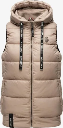Navahoo Vestes Sans Manches Gilet Kassidy Femme Taupe