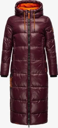 Navahoo Manteaux Dhiver Manteau D’hiver Schmuseengel Femme Bordeaux