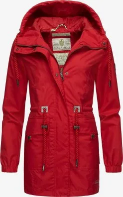 Navahoo Parkas Parka Mi-saison Neophee Femme Rouge