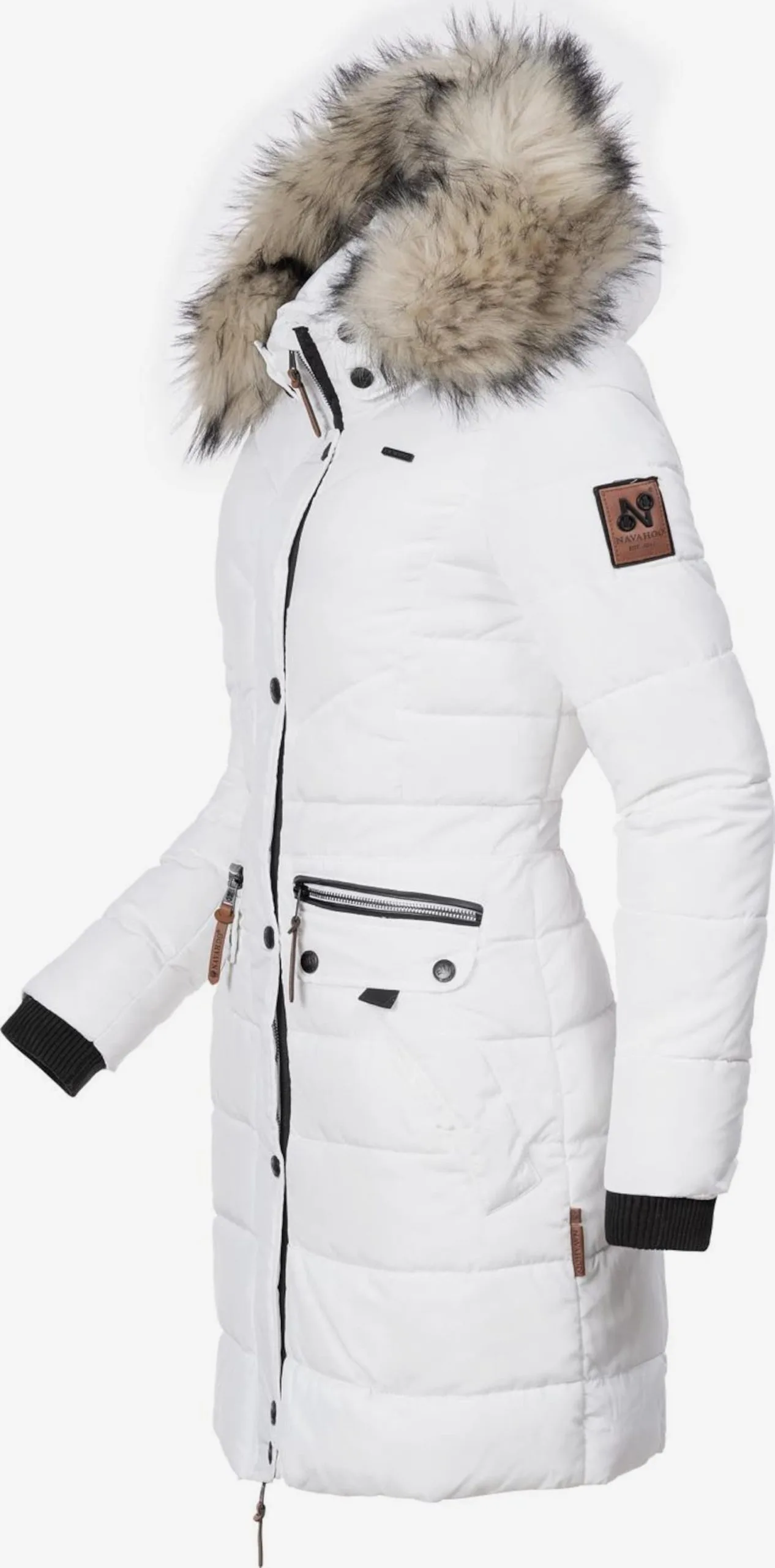 Navahoo Manteaux Dhiver Manteau D’hiver Paula Femme Blanc – Image 2