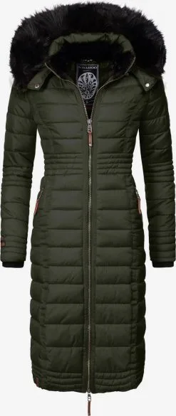 Navahoo Manteaux Dhiver Manteau D’hiver Umay Femme Vert Foncé