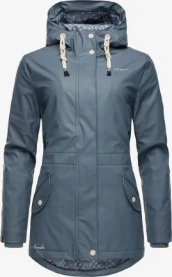 Navahoo Vestes De Mi-saison Veste Mi-saison Ocean Heart Femme Bleu-gris