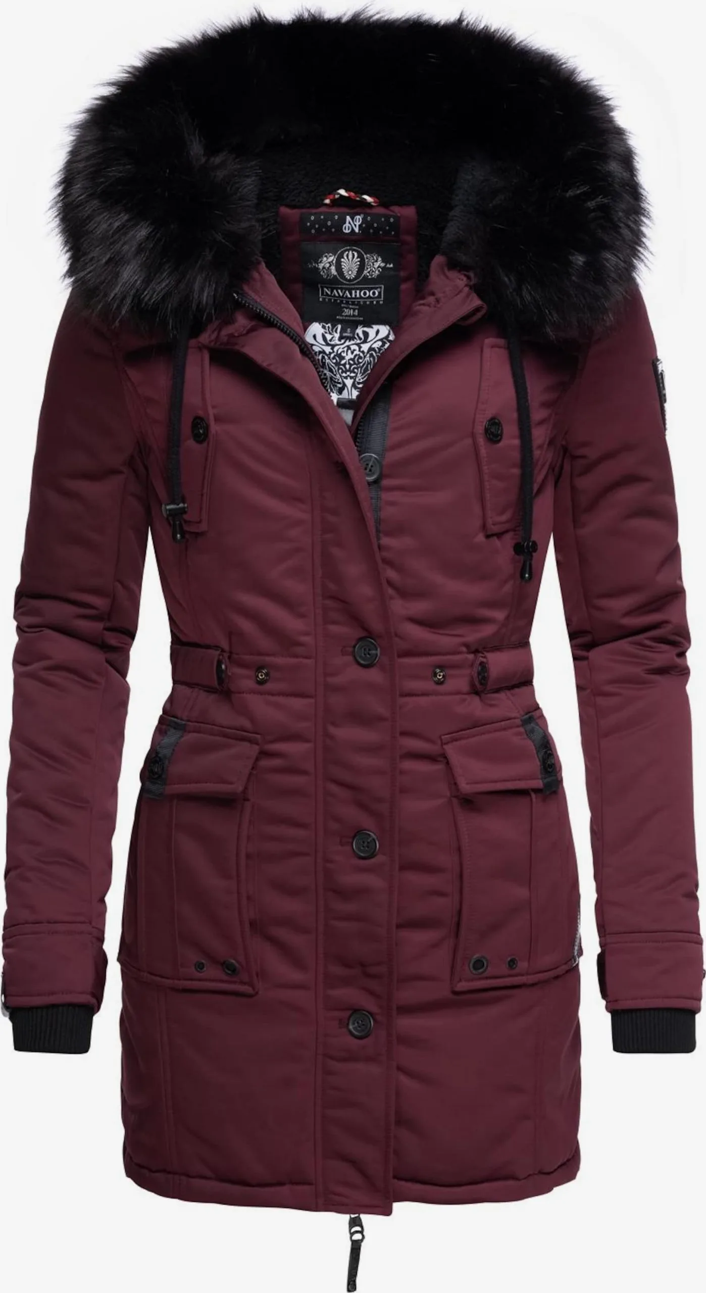 Navahoo Parkas Parka D’hiver Femme Lie De Vin