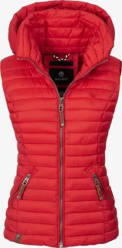 Navahoo Vestes Sans Manches Gilet Shadaa Femme Rouge