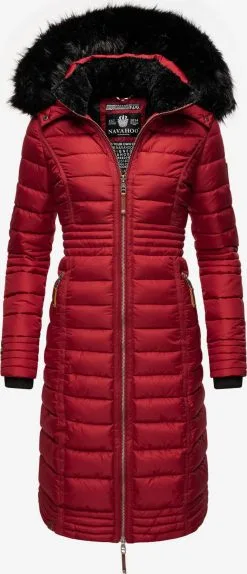 Navahoo Manteaux Dhiver Manteau D’hiver Umay Femme Rouge