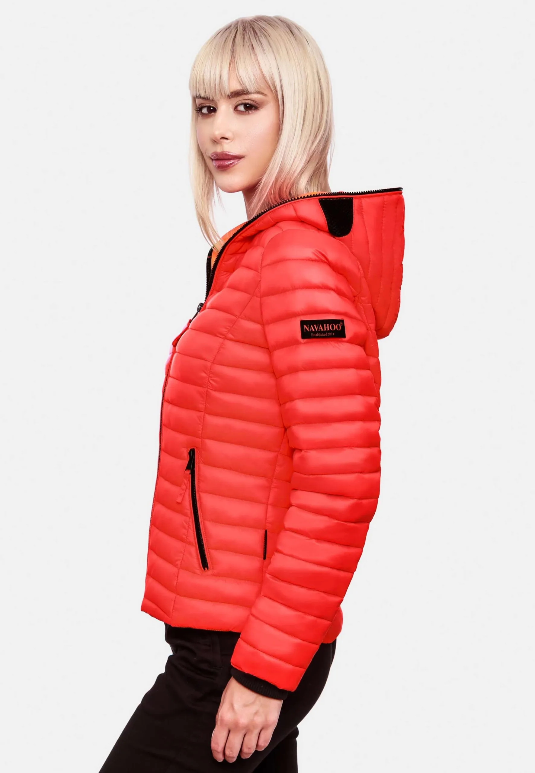 Navahoo Vestes De Mi-saison Veste Mi-saison Kimuk Femme Orange Fluo – Image 6