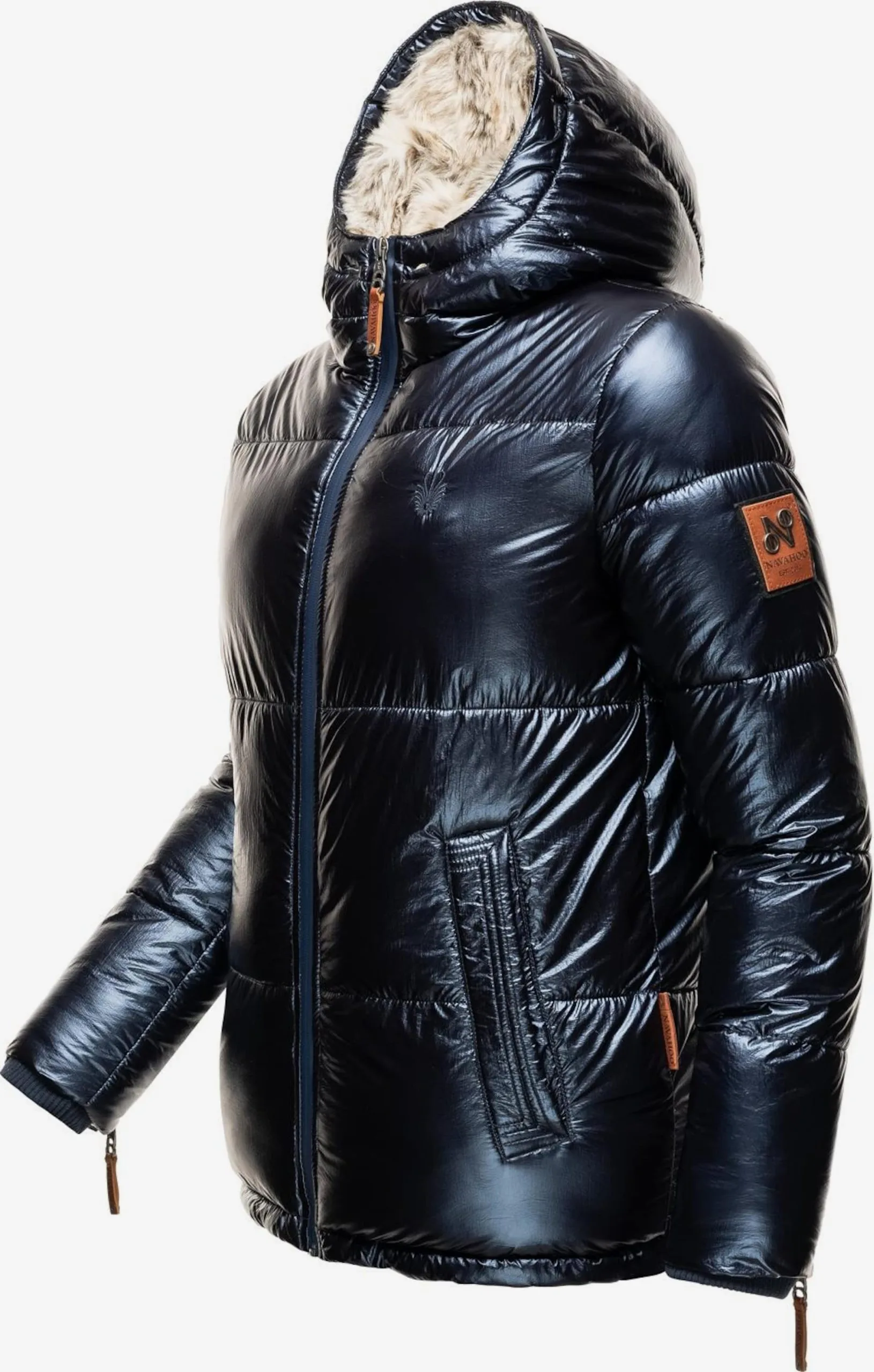 Navahoo Vestes Dhiver Veste D’hiver Tikunaa Femme Bleu Marine – Image 4