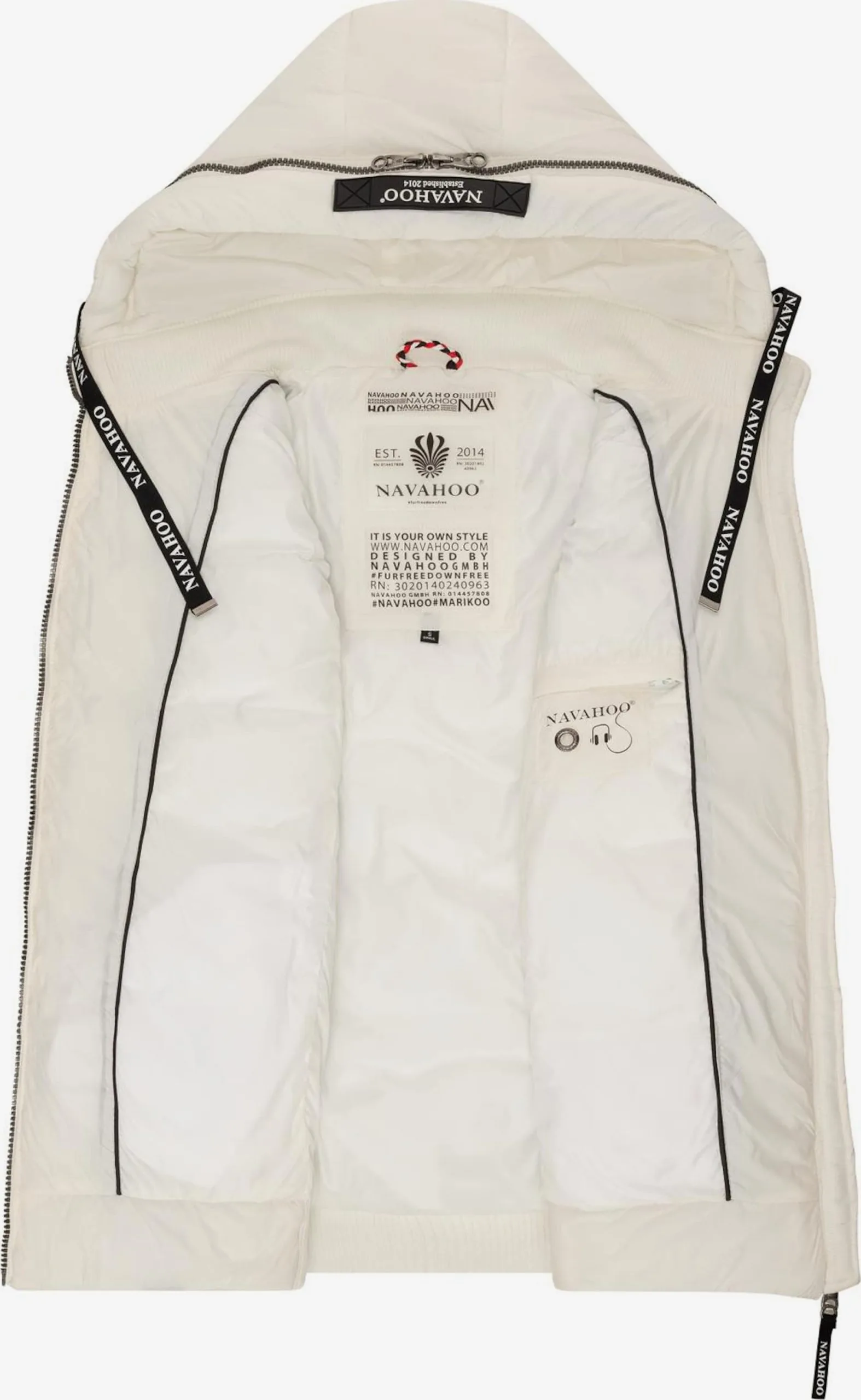 Navahoo Vestes Sans Manches Gilet Kassidy Femme Blanc Cassé – Image 4