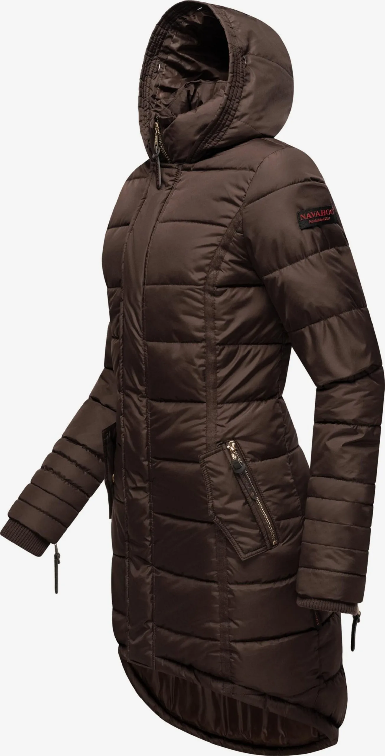 Navahoo Manteaux Dhiver Manteau D’hiver Papaya Femme Marron Châtaigne – Image 4