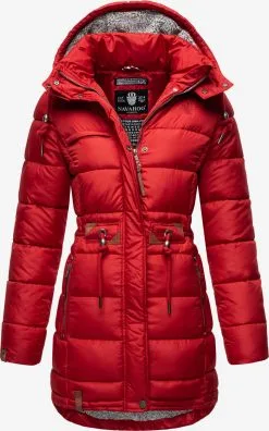 Navahoo Manteaux Dhiver Manteau D’hiver Dalie Femme Rouge