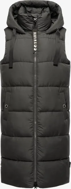 Navahoo Vestes Sans Manches Gilet Femme Gris
