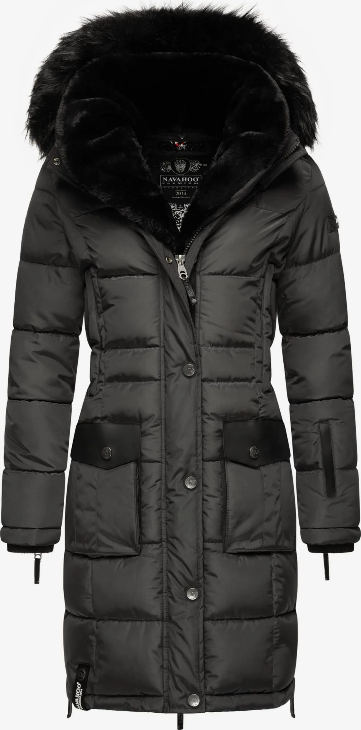 Navahoo Manteaux Dhiver Manteau D’hiver Sinja Femme Anthracite