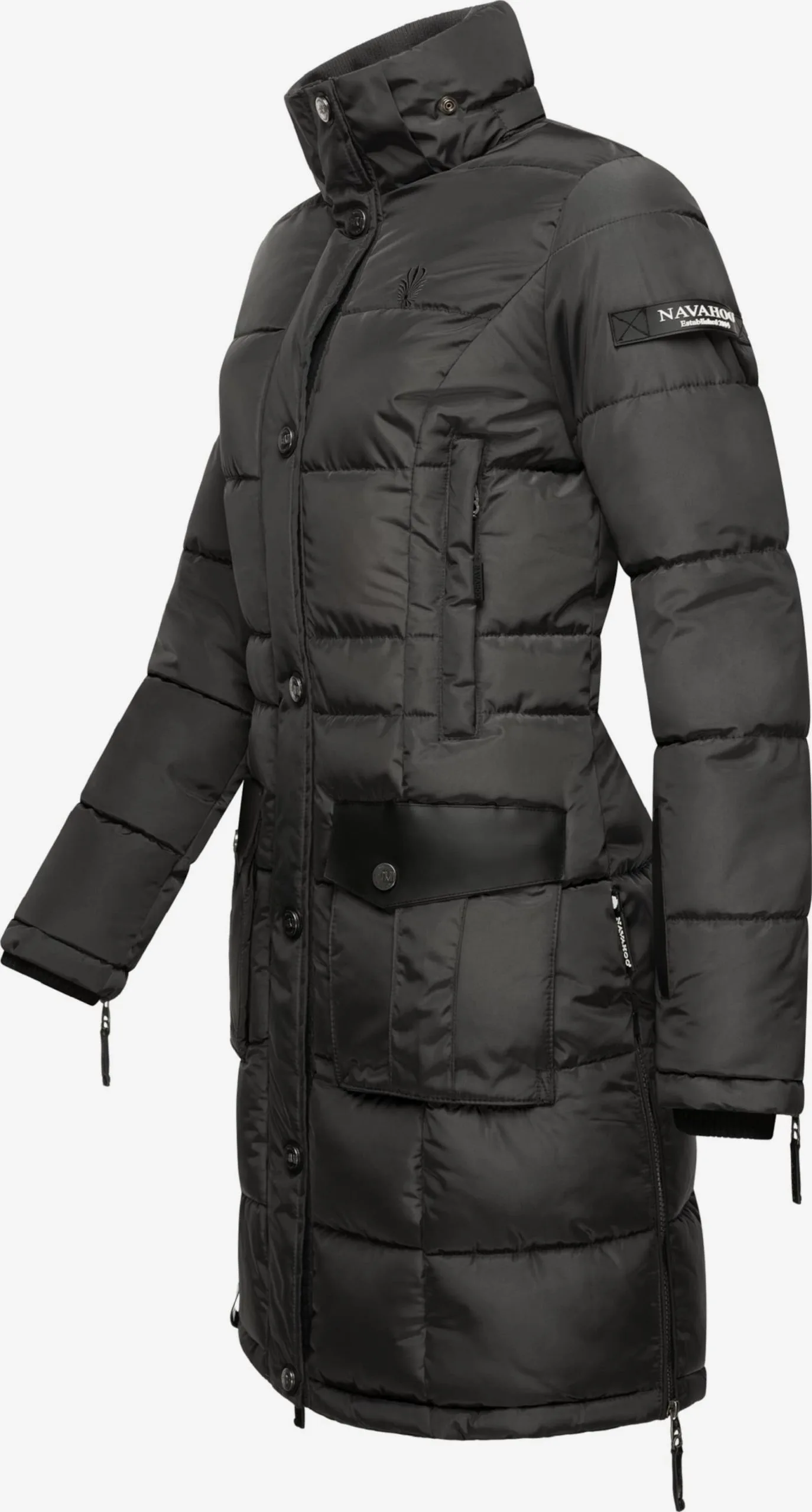 Navahoo Manteaux Dhiver Manteau D’hiver Sinja Femme Anthracite – Image 5