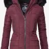 Navahoo Vestes Dhiver Veste D’hiver Adele Femme Rouge Rubis