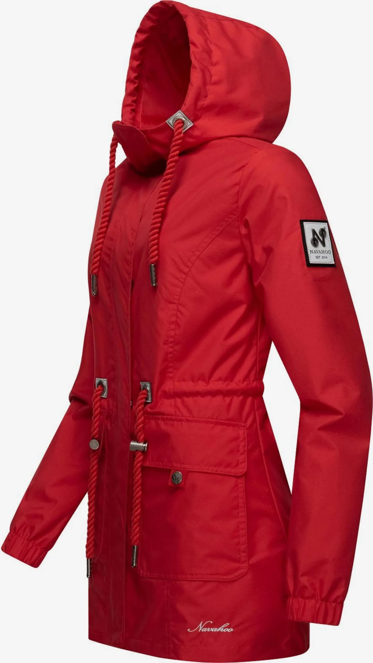 Navahoo Parkas Parka Mi-saison Neophee Femme Rouge – Image 2