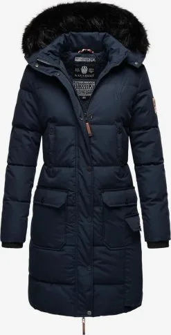 Navahoo Manteaux Dhiver Manteau D’hiver Cosimaa Femme Bleu Marine