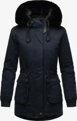 Navahoo Parkas Parka D’hiver Femme Bleu Marine
