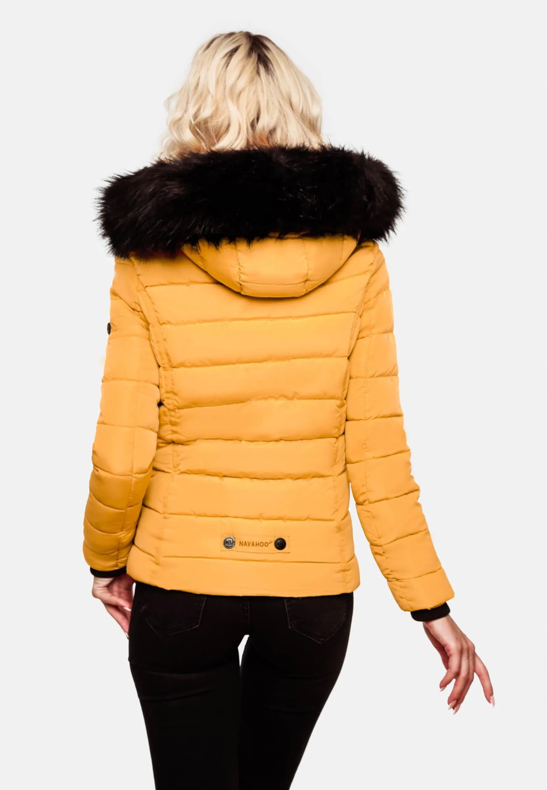 Navahoo Vestes Dhiver Veste D’hiver Miamor Femme Jaune Dor – Image 6