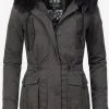 Navahoo Parkas Parka D’hiver Luluna Femme Gris Foncé