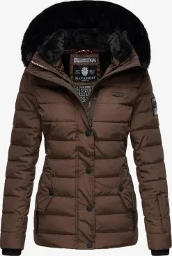 Navahoo Vestes Dhiver Veste D’hiver Milianaa Femme Chocolat