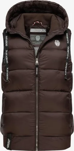 Navahoo Vestes Sans Manches Gilet Kassidy Femme Chocolat