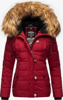 Navahoo Vestes Dhiver Veste D’hiver Zoja Femme Rouge