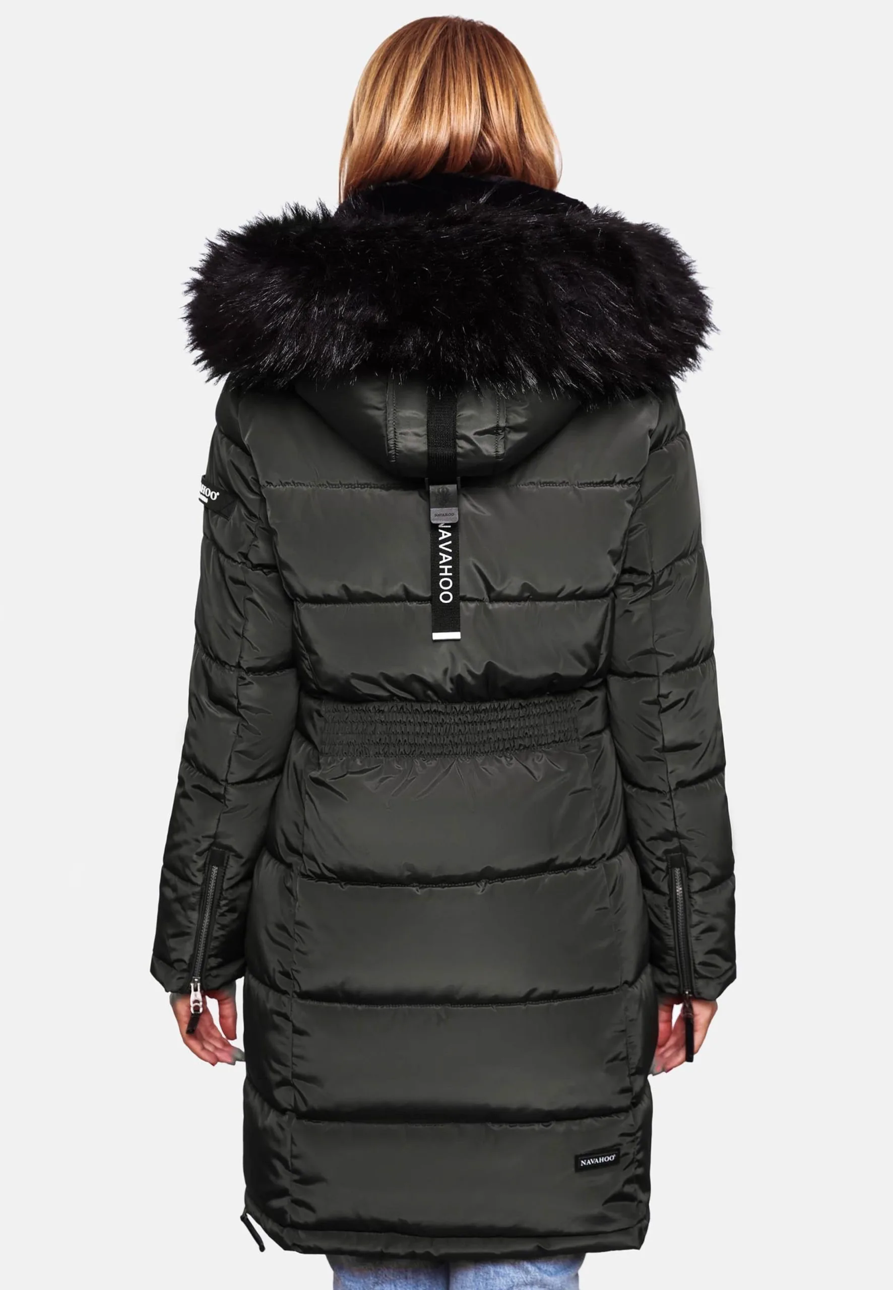 Navahoo Manteaux Dhiver Manteau D’hiver Sinja Femme Anthracite – Image 8