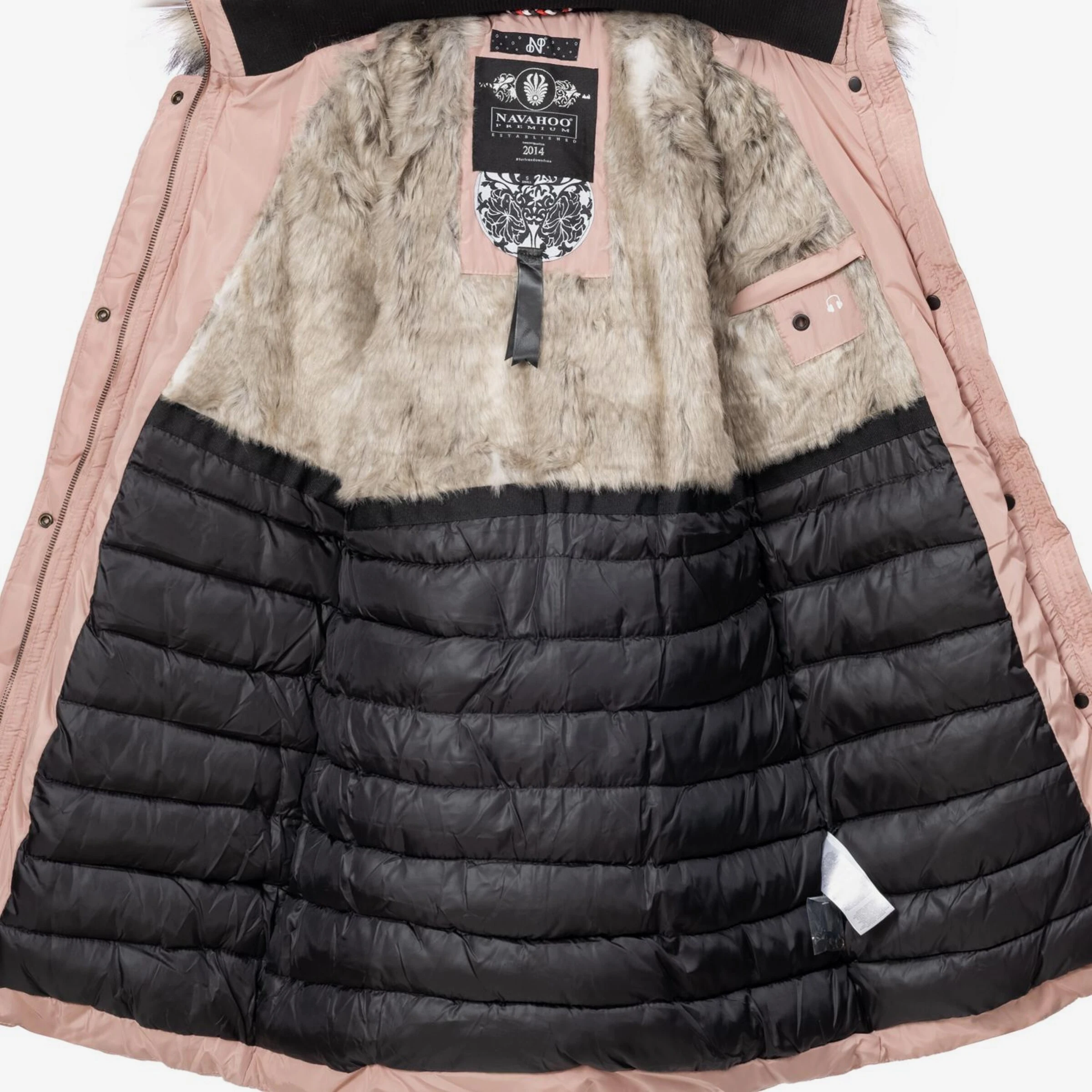 Navahoo Manteaux Dhiver Manteau D’hiver Paula Femme Rose Ancienne – Image 5