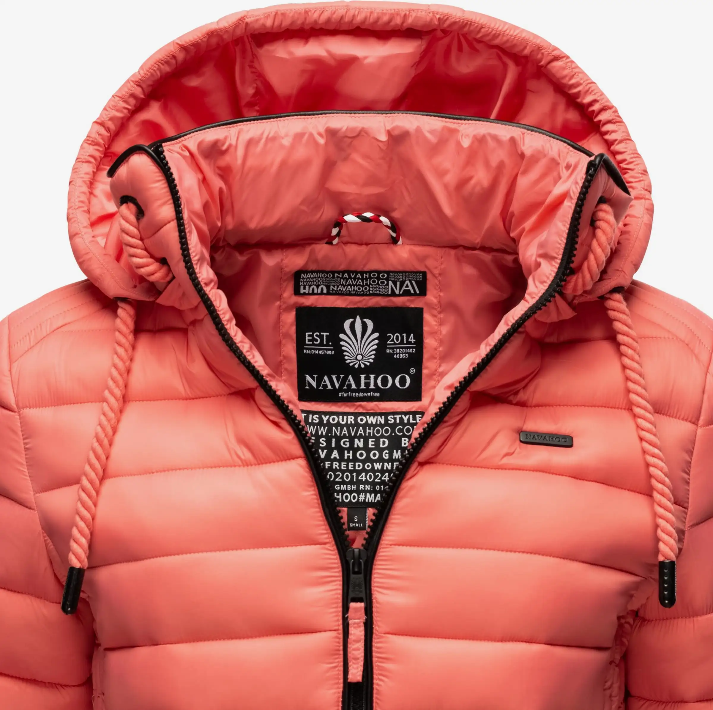 Navahoo Vestes De Mi-saison Veste Mi-saison Lulana Femme Saumon – Image 6