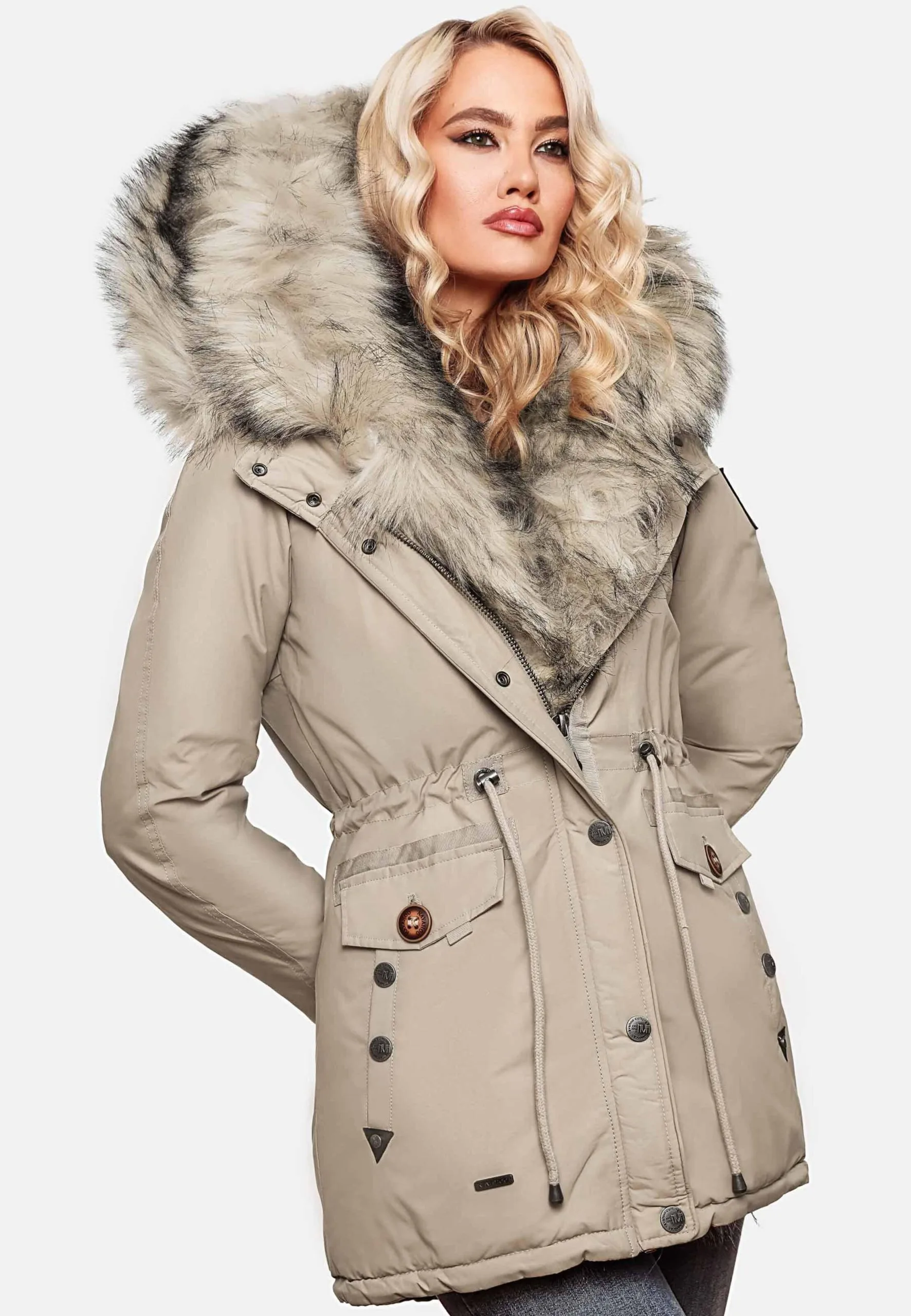 Navahoo Parkas Parka D’hiver Sweety Femme Beige – Image 5