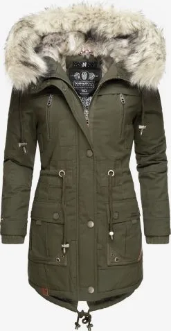 Navahoo Parkas Parka D’hiver Honigfee Femme Kaki
