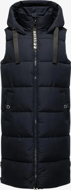 Navahoo Vestes Sans Manches Gilet Femme Noir