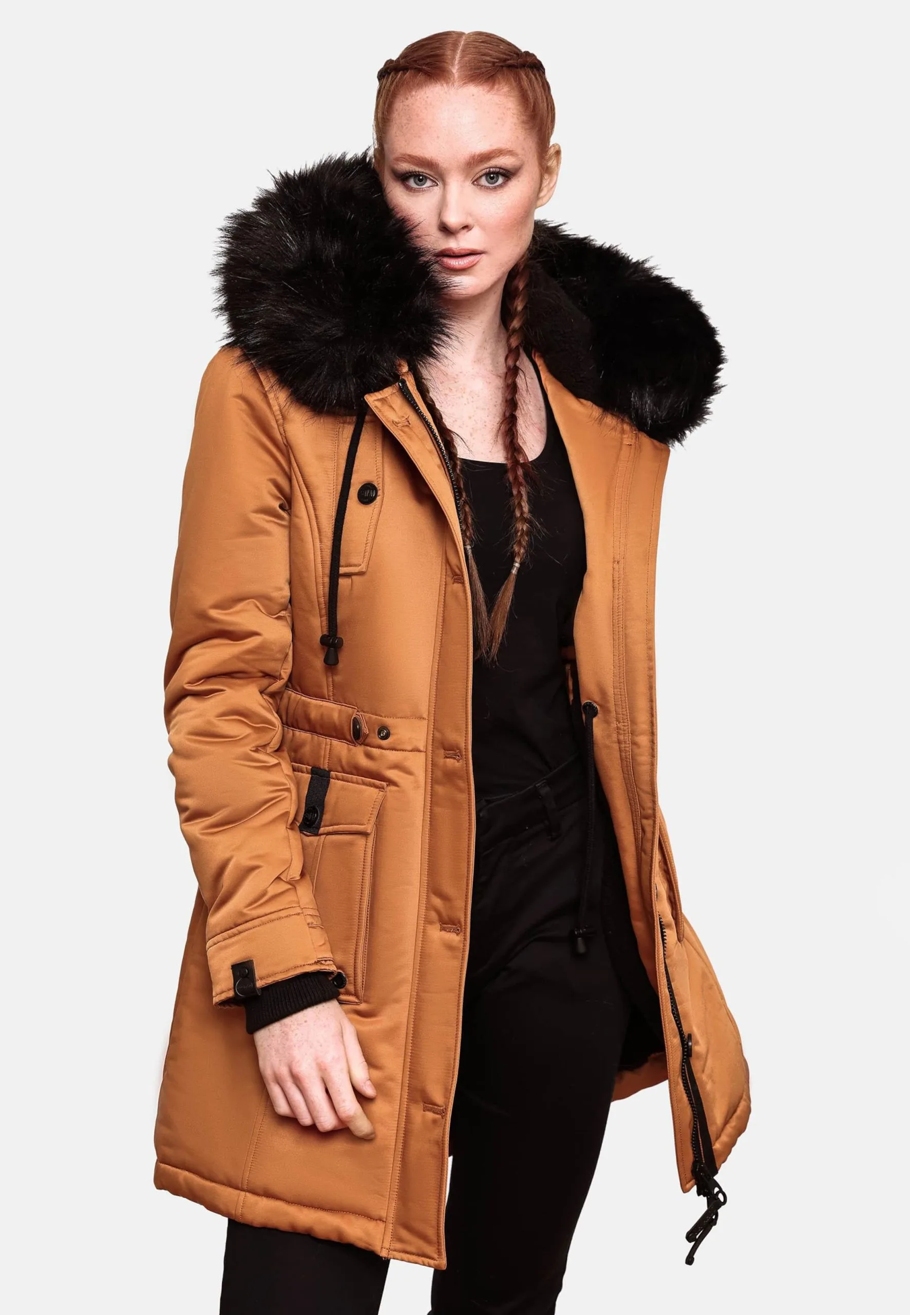 Navahoo Parkas Parka D’hiver Luluna Femme Cognac – Image 9