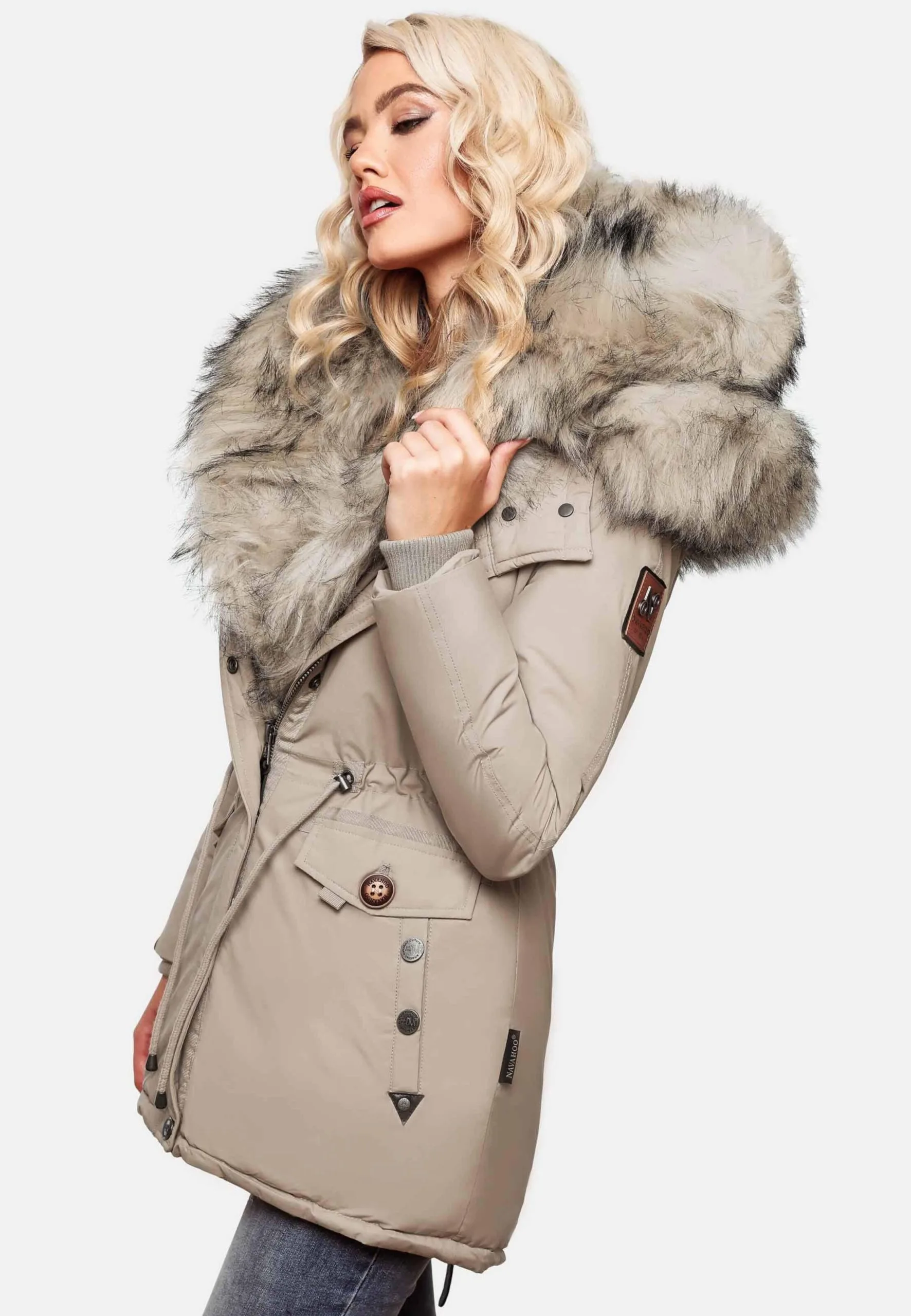 Navahoo Parkas Parka D’hiver Sweety Femme Beige – Image 6