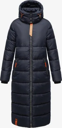 Navahoo Manteaux Dhiver Manteau D’hiver Femme Bleu Marine
